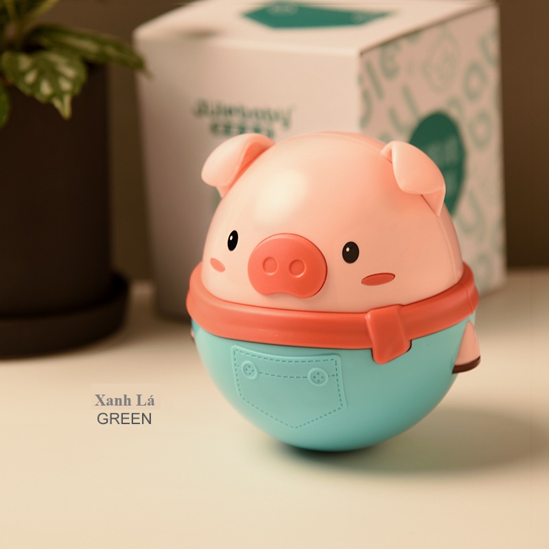 [QUÀ TẶNG] Lật đật chuông gió Julebaby cao cấp hình chú heo với chất liệu ABS và TPE an toàn cho trẻ nhỏ, chú lơn con màu sắc đẹp, ngộ nghĩnh phù hợp cho trẻ nhỏ, độ bền cao sản phẩm chính hãng - vì cộng đồng pharmacy