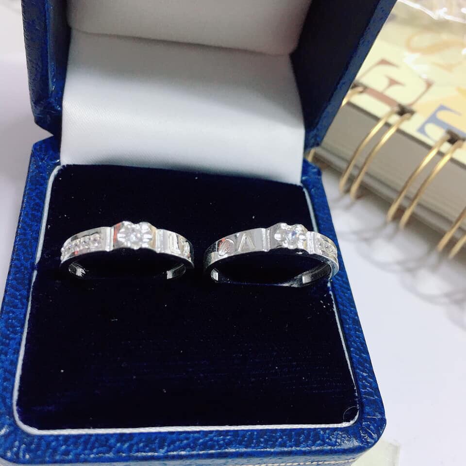 Nhẫn Đôi Chữ Love Mẫu Mới Bạc Ta - TRANG SỨC BẠC TNJ CAM KẾT HÀNG CHUẨN ẢNH, CHẤT LƯỢNG TỐT, PHỤC VỤ TẬN TÌNH, CHU ĐÁO