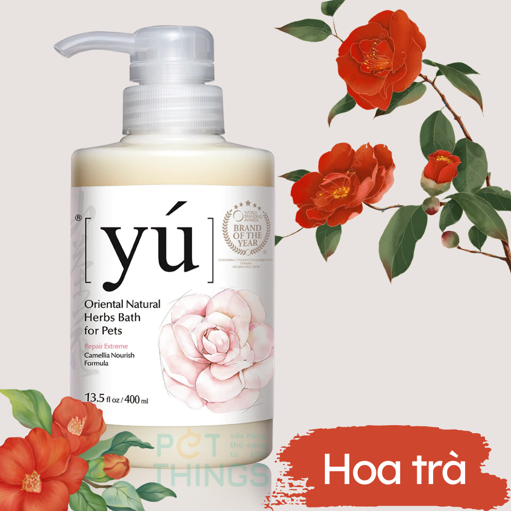 SỮA TẮM YÚ 30ML/400ML CHO CHÓ MÈO