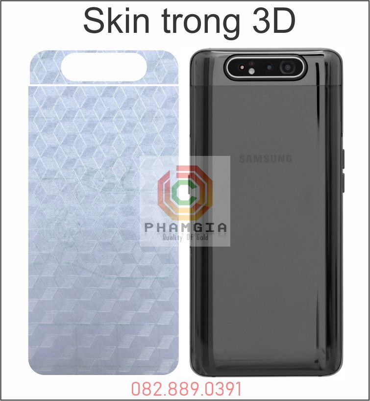 Miếng dán mặt lưng Skin Carbon Samsung Galaxy A80