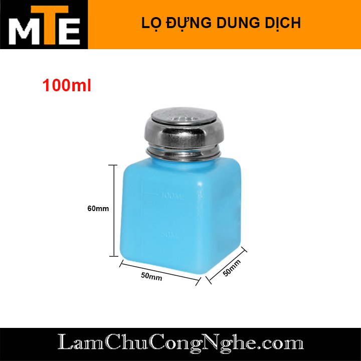 Lọ đựng dung dịch axeton 100ml, 200ml chất lượng cao