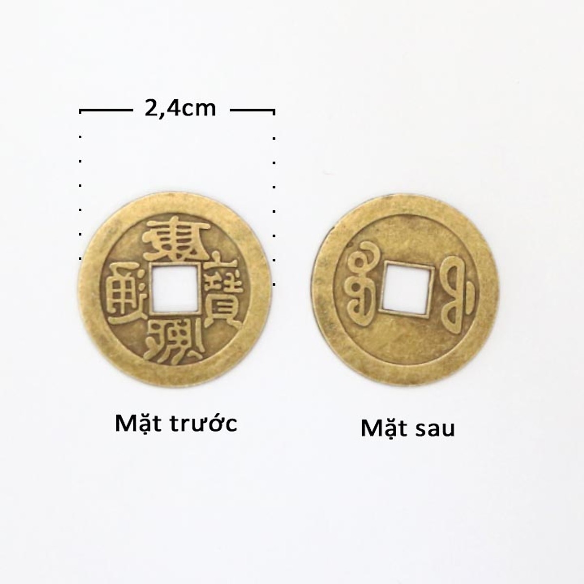 [GIÁ SỈ] Combo 5 đồng xu ngũ đế phong thủy may mắn,tài lộc 2,5cm