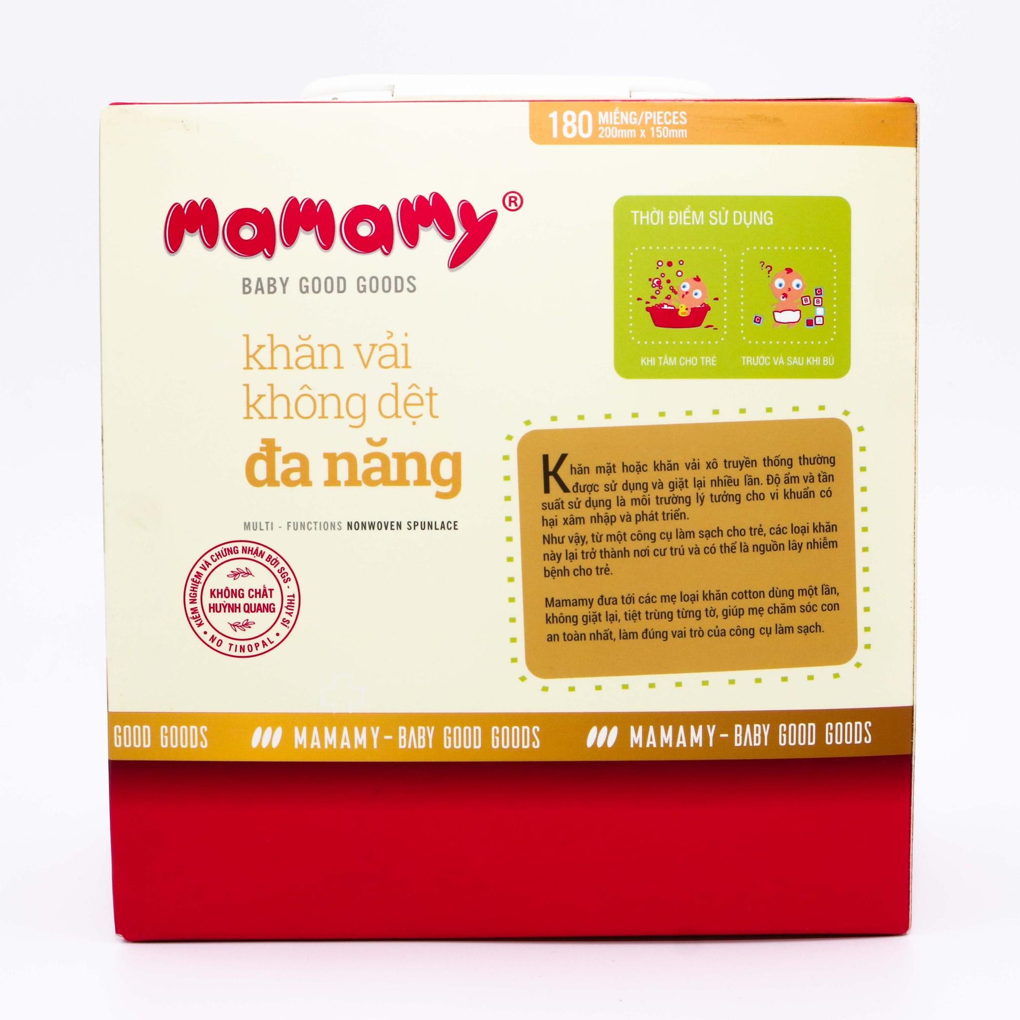 Khăn Khô Đa Năng Mamamy 180 Tờ
