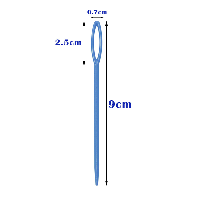 Super cheap plastic wool needles with multiple sizes, help to sew on wool crochet items