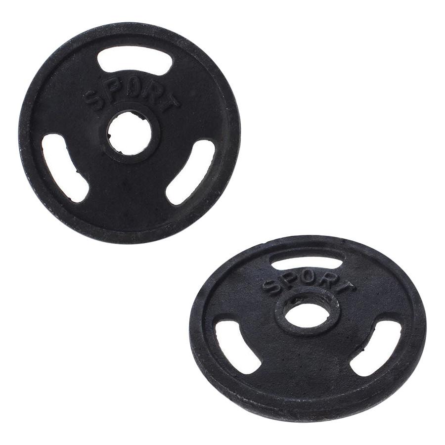Tạ MIẾNG Gang 2kg SportsLink (Đen)