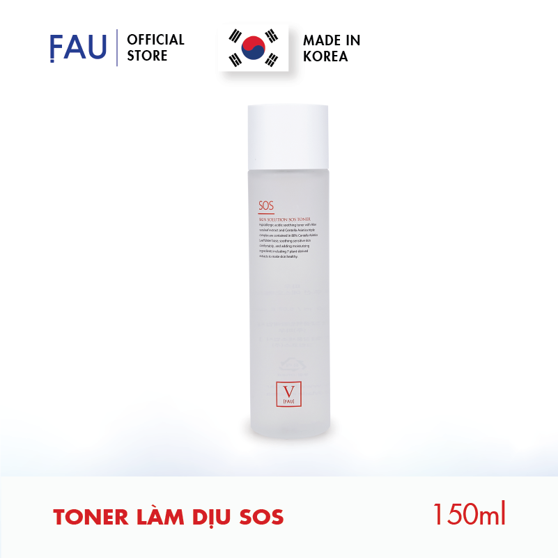 [FAU SOS TONER] – Toner làm dịu, giảm đỏ và phục hồi da (150ml)