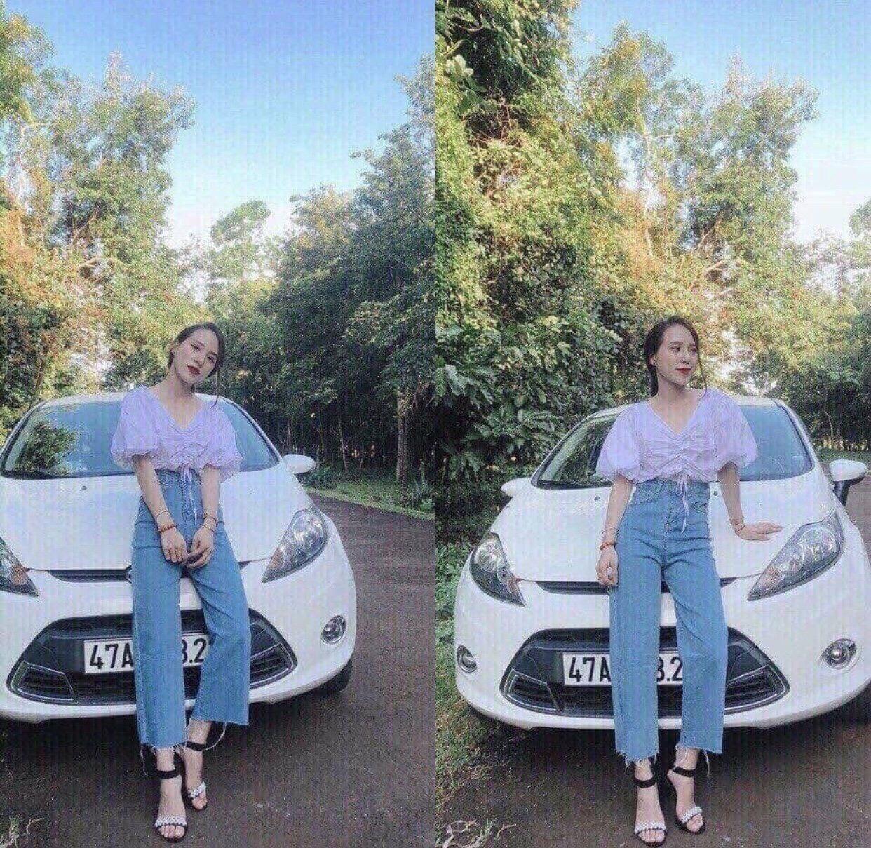 Quần baggy jean nữ ống loe thời trang cao cấp julyshop94 ms151q