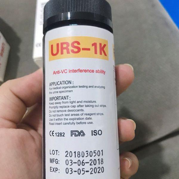 hộp 100 que thử Keto 1 thông số URS -1K nhập khẩu