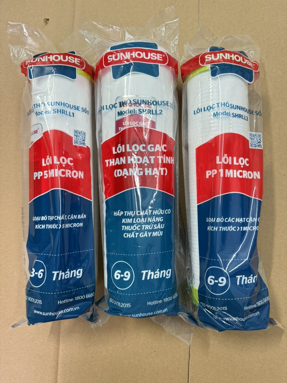 COMBO LÕI 1234 (GỒM LÕI 123 VÀ MÀNG RO SUNHOUSE)