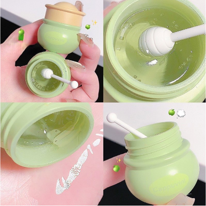 Mặt nạ ủ môi dưỡng ẩm cappuvini, Sáp dưỡng môi giúp làm hồng và mềm môi hương trái cây