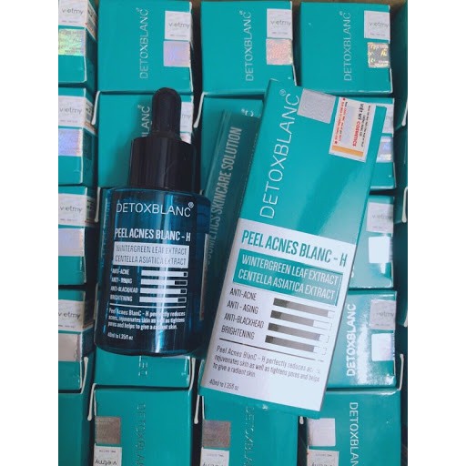 Serum cho da mụn detox blanc Mẫu H