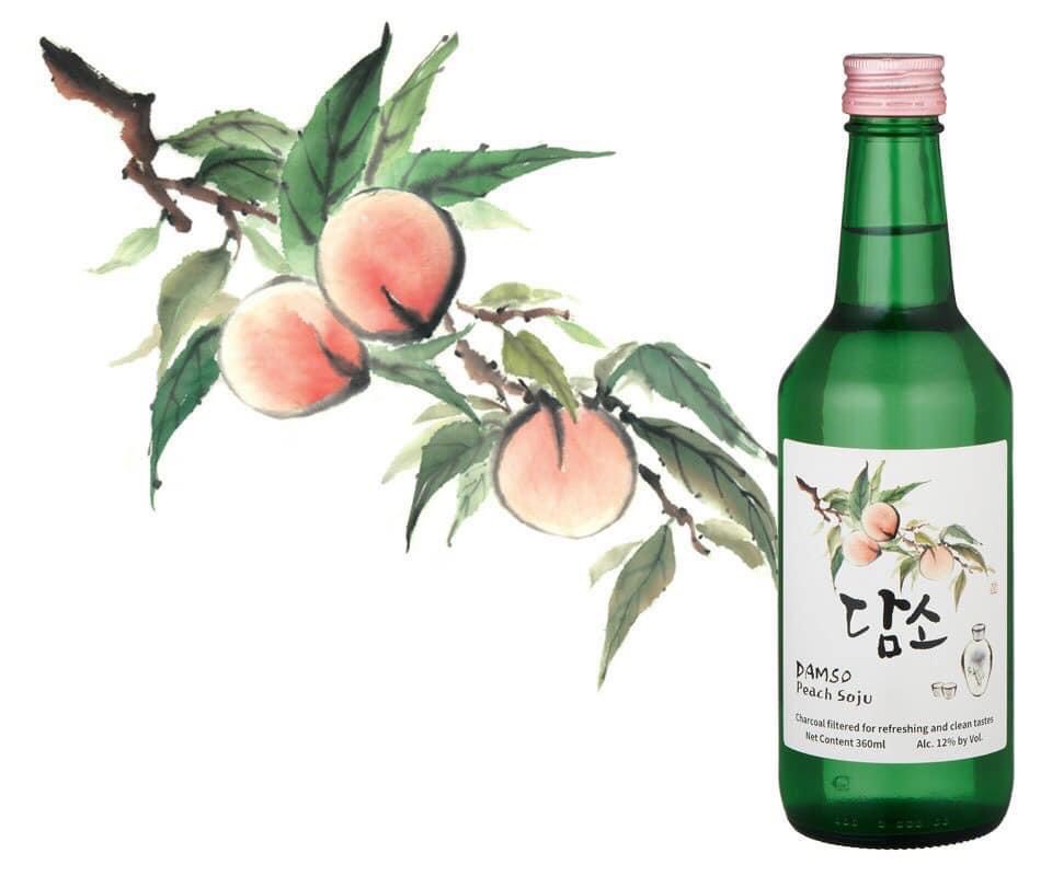 SoJu ( Sochu ) Hàn Quốc Đủ Các Vị Trái Cây 360ml