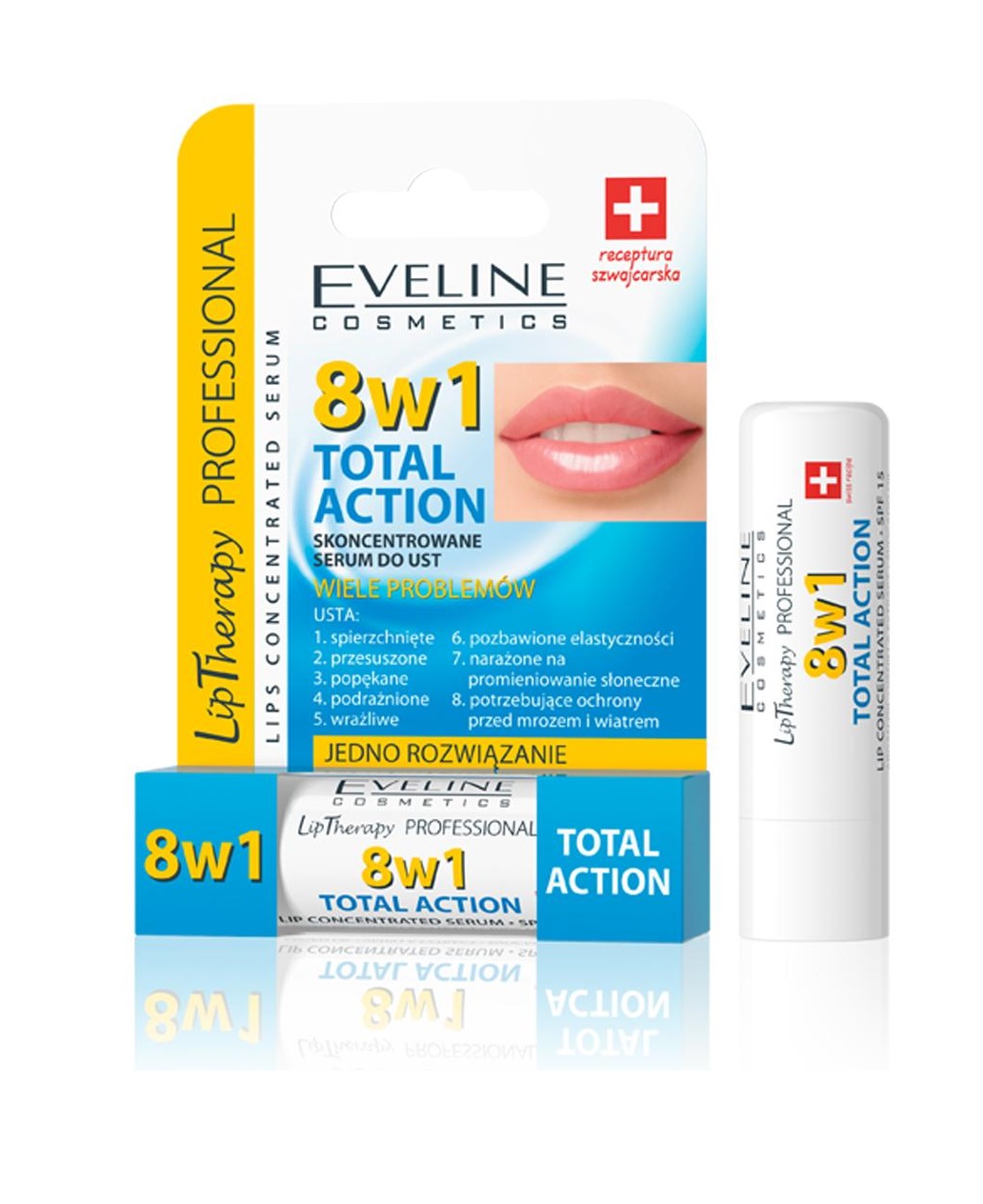 [HCM]Son Dưỡng Môi 8 Trong 1 Eveline Lip Therapy Professional