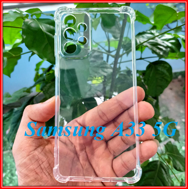 Ốp lưng Samsung Galaxy A33 5G - Ốp lưng dẻo chống sốc trong suốt, bảo vệ camera Samsung Galaxy A33 5G