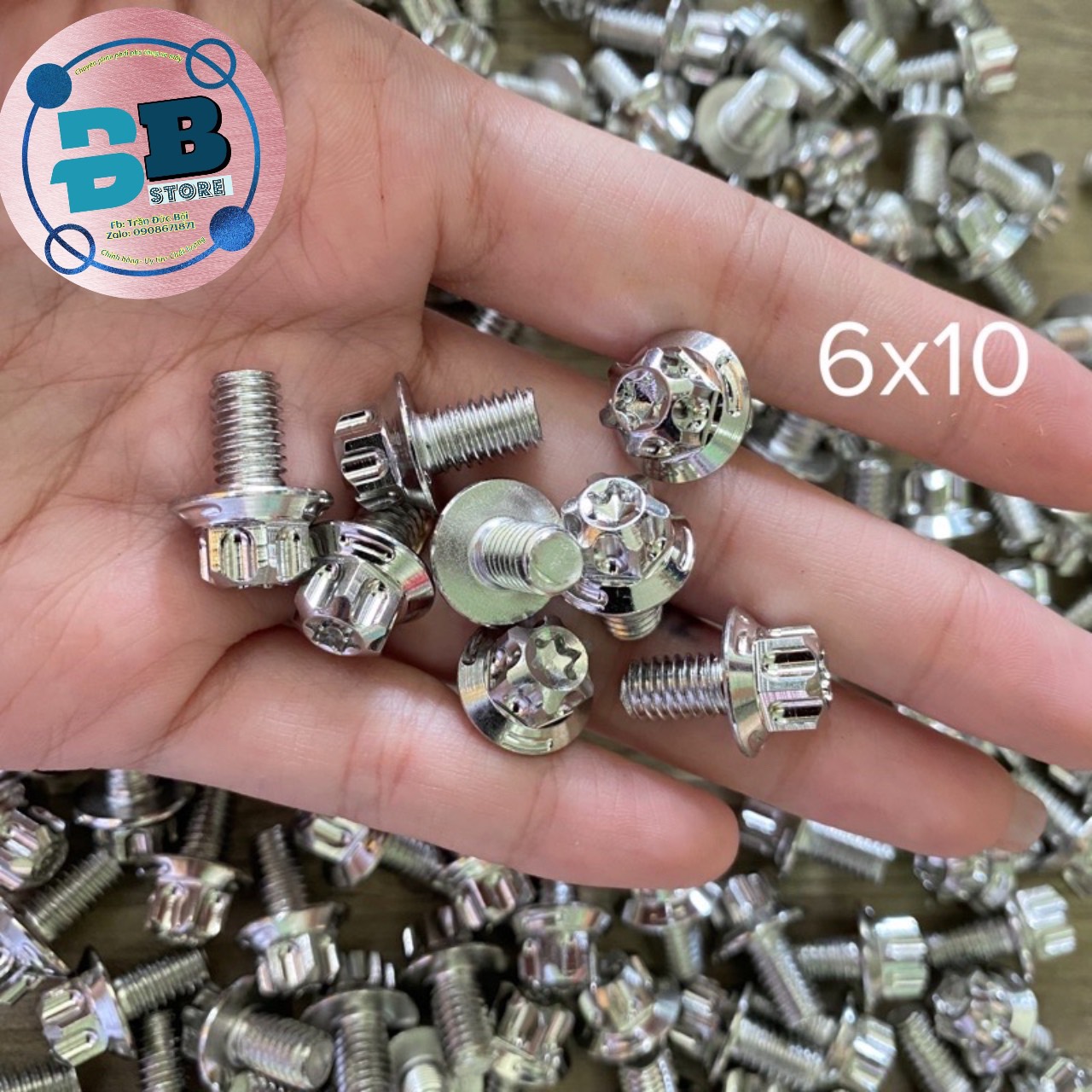 Ốc salaya inox 304 các size từ 6li1 đến 6li9
