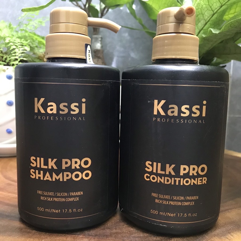 [HCM]Dầu xả phục hồi tóc hư tổn Kassi Silk Pro 500ml
