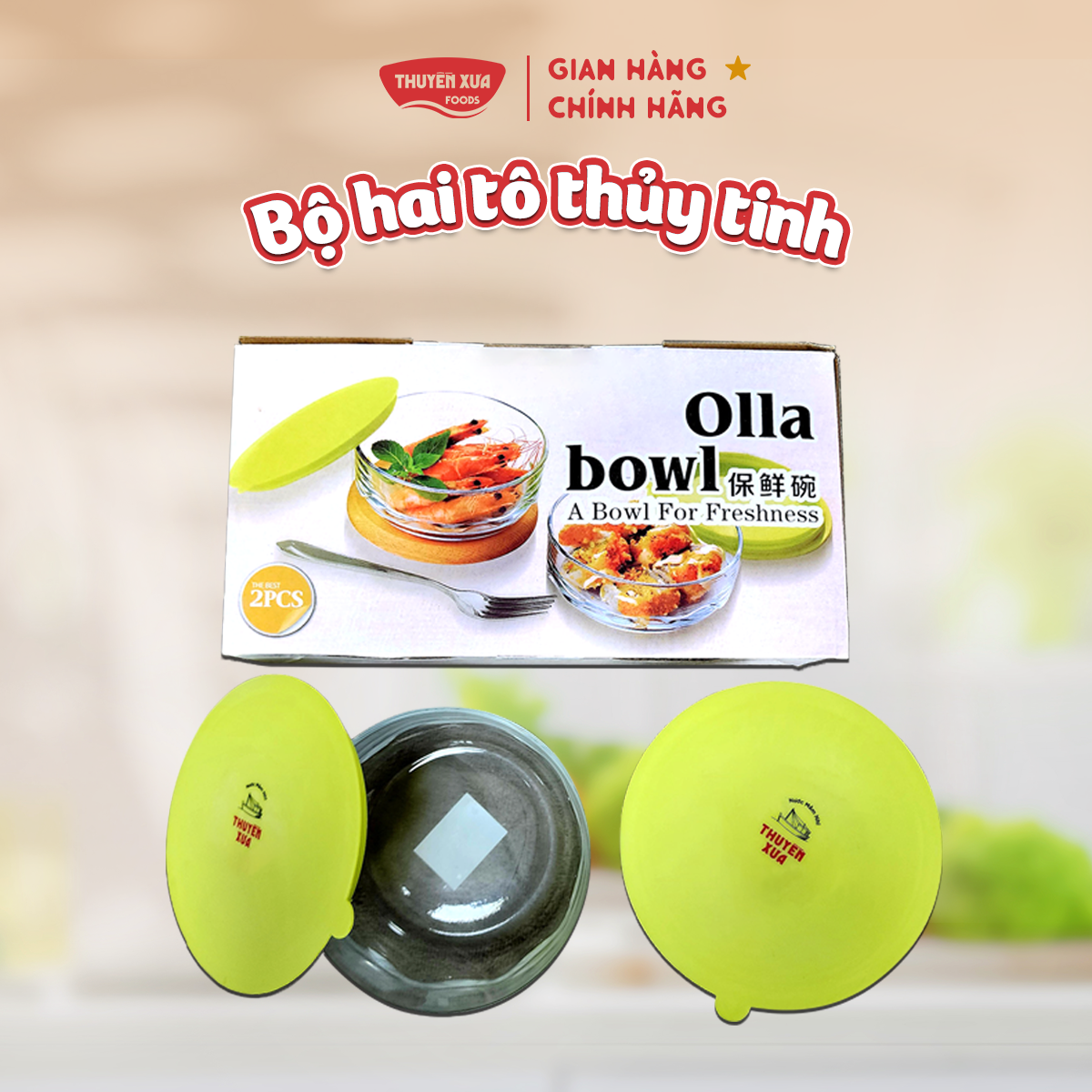 Bộ Thố Thủy Tinh Cao Cấp ( Quà Tặng)