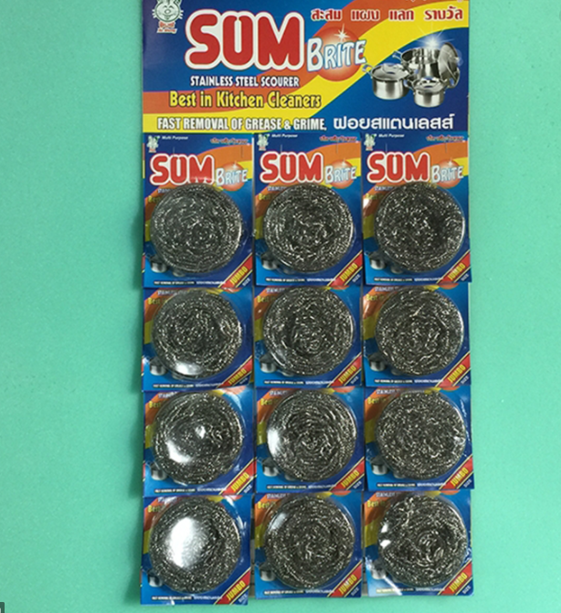 [HCM]Cước sắt - Chùi xoong rửa chén bát SUN® Thái Lan cao cấp