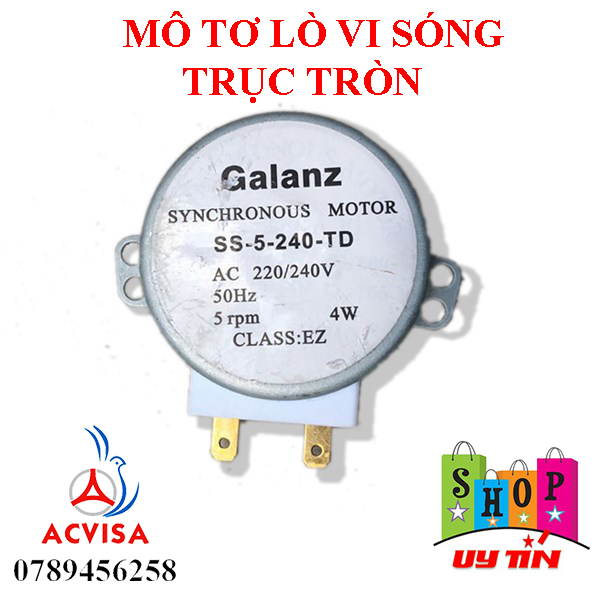 Combo 3 Mô Tơ Lò Vi Sóng Trục Tròn
