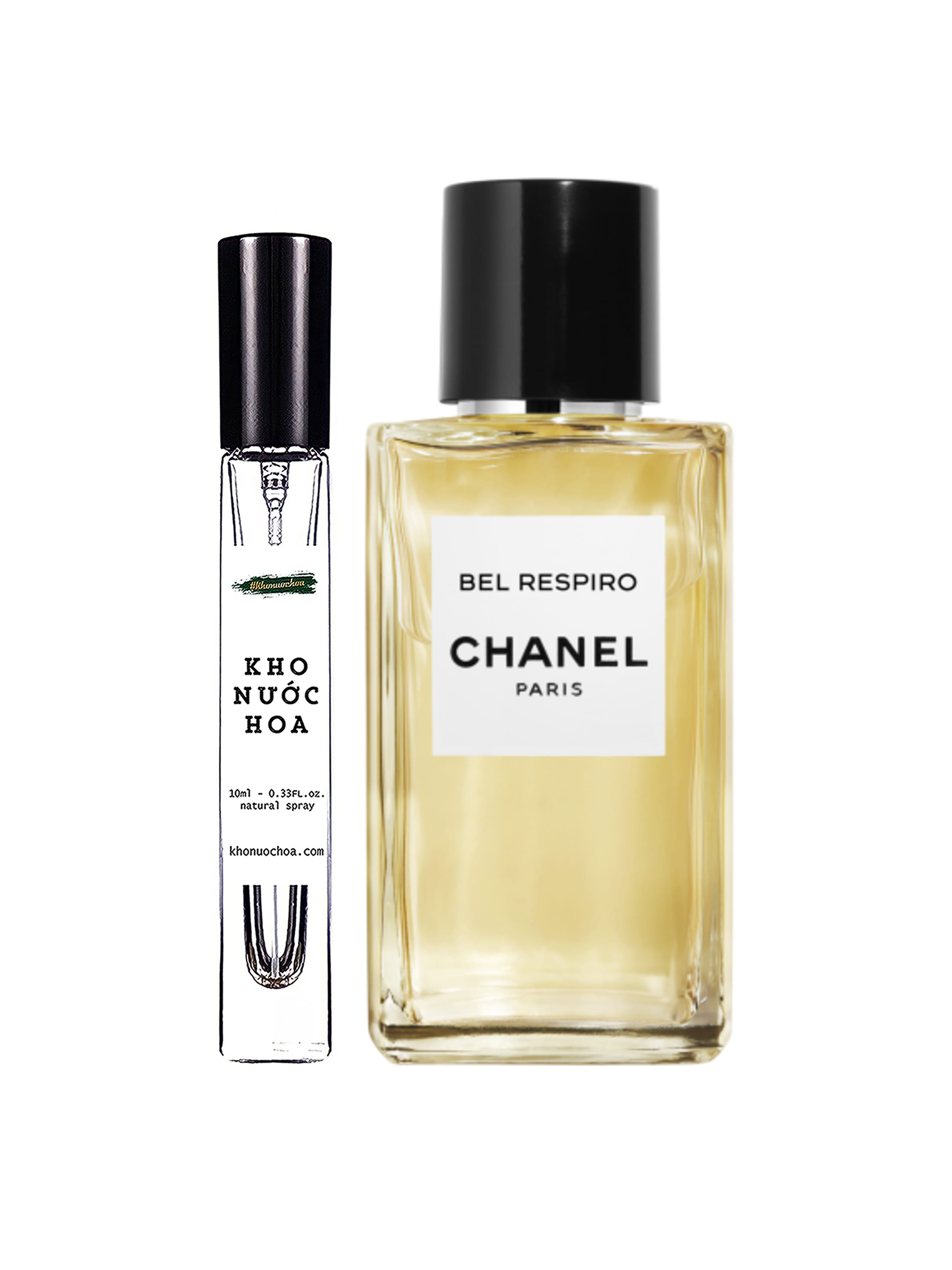 Nước hoa dùng thử dạng xịt bel respiro 10ml