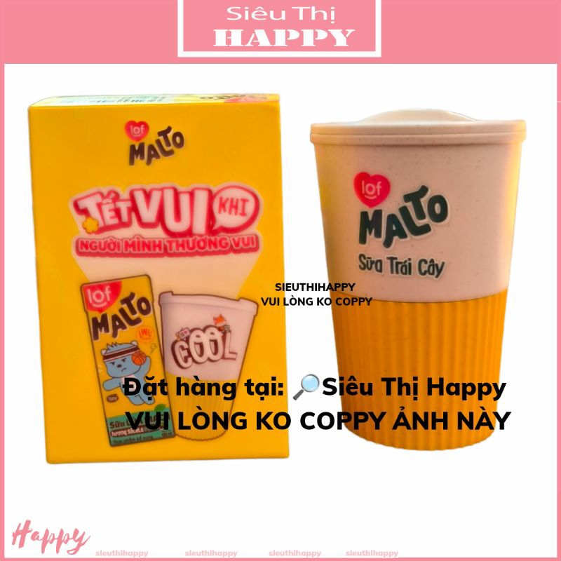 Ly lúa mạch 380ml quà tặng sữa Malto