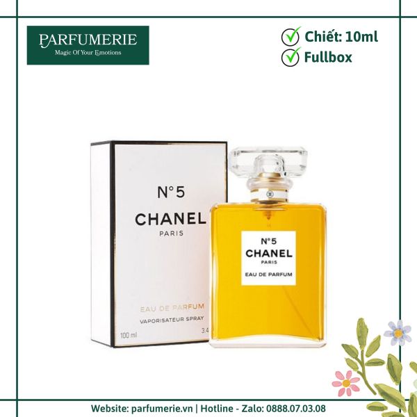 [Fullbox 100ml] Nước hoa nữ chính hãng Chanel No5 EDP ấm áp, sang trọng đầy quyến rũ