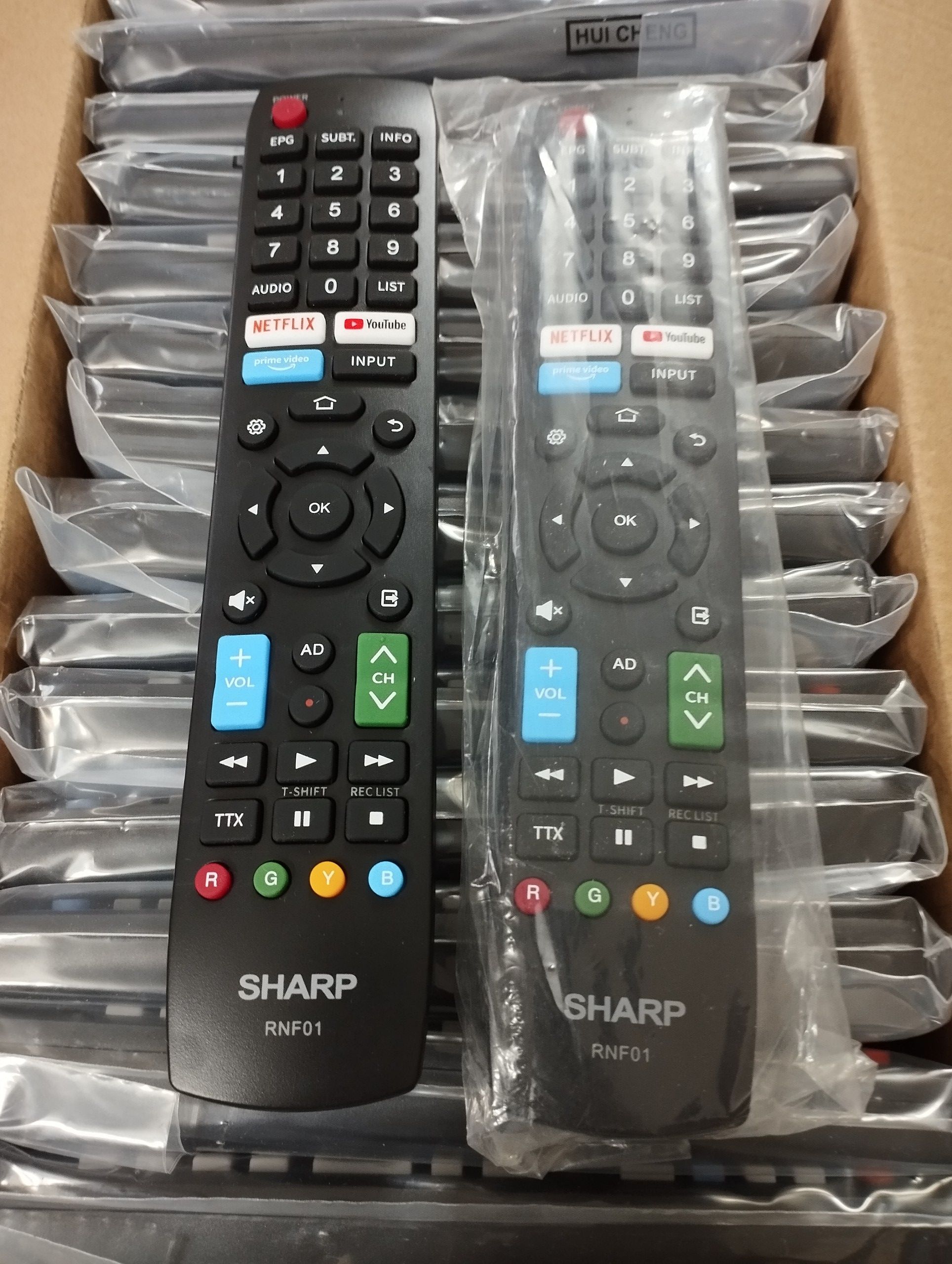 Remote điều khiển tivi sharp rn-f01 smart tv- bảo hành 2 tháng. phím ,mềm, nhạy 98/120