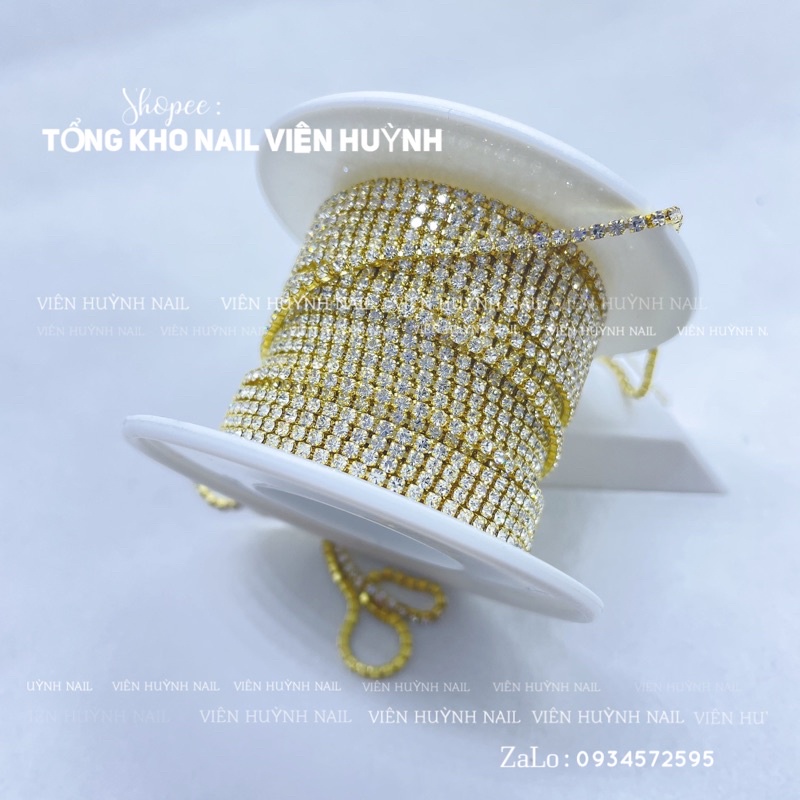 Dây xích nail dây xích đá trang trí móng