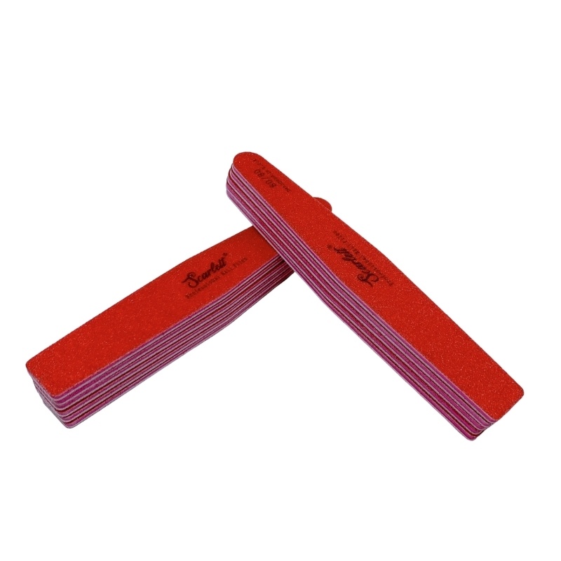 Dũa móng tay móng bột nhám Mỹ, dũa phá Gel - 80/80 Scarlett