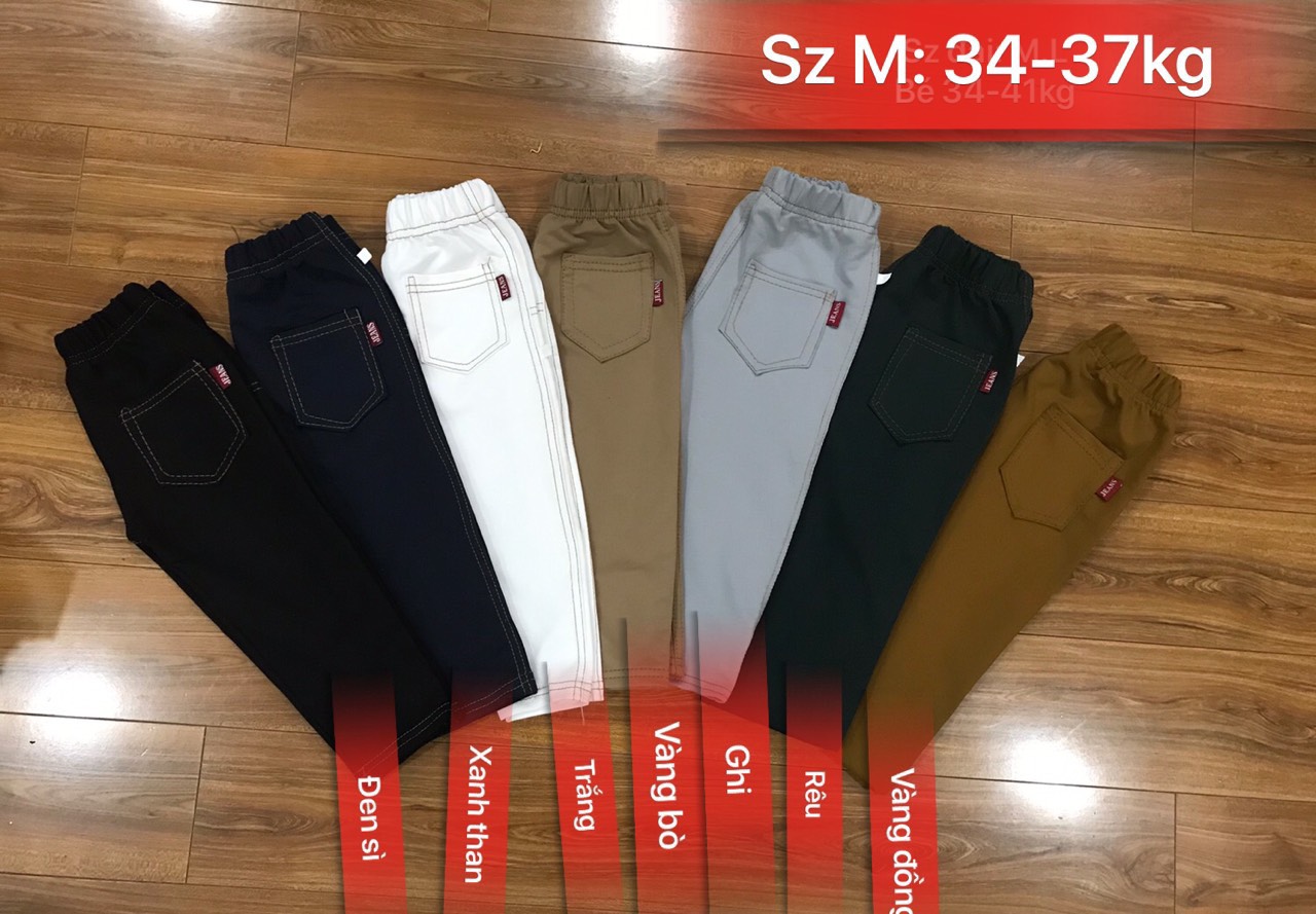 Quần Jean Cho Bé Size Đại 30-40kg
