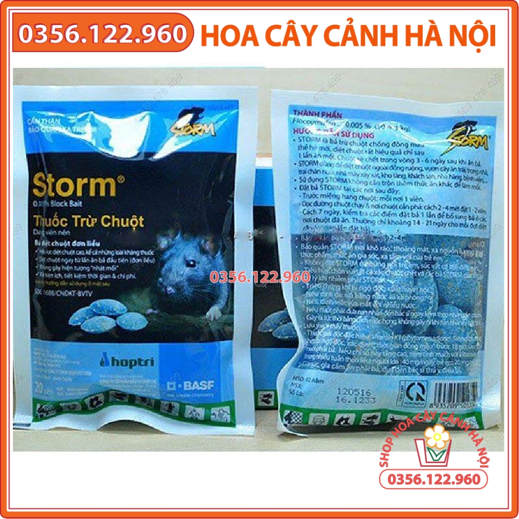 [Giá hủy diệt] 100 viên Thuốc diệt chuột thế hệ mới Storm (kẹo chuột tác dụng mạnh)