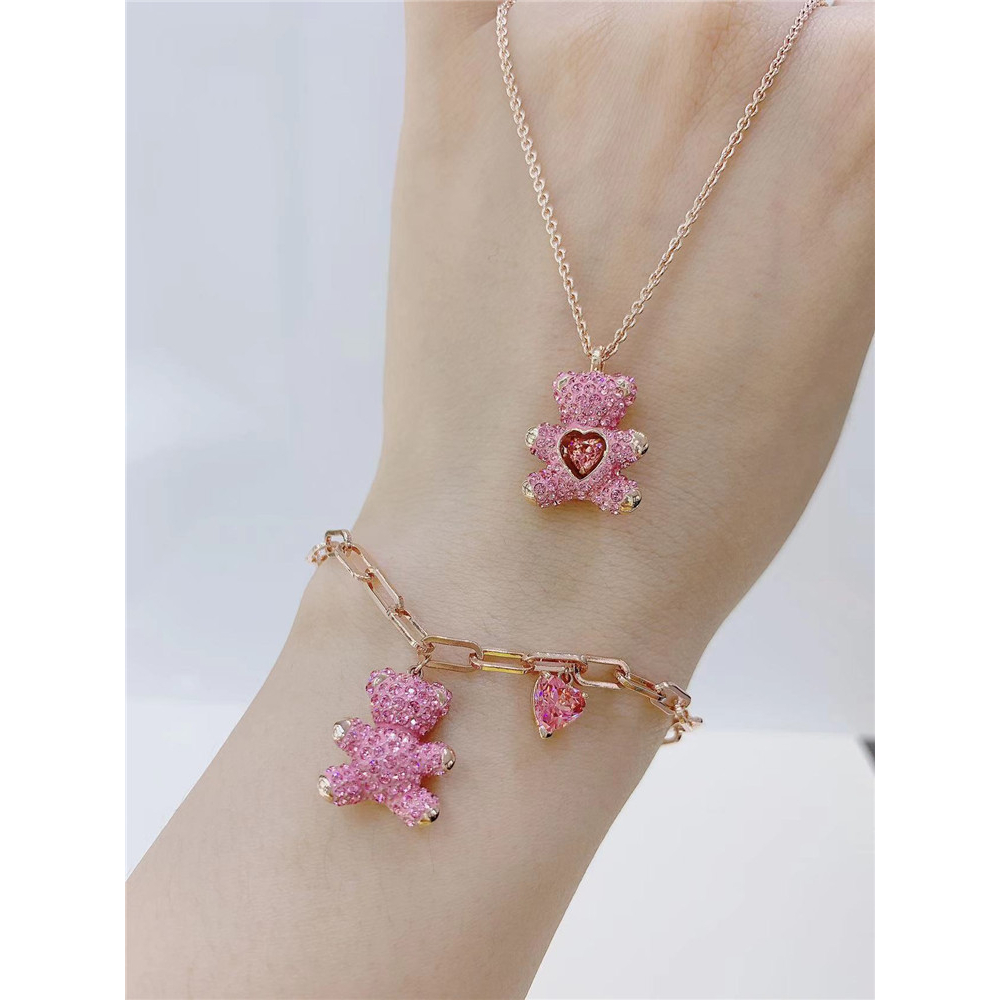 Dây chuyền LAMY Teddy Bear Necklace Pink 6055