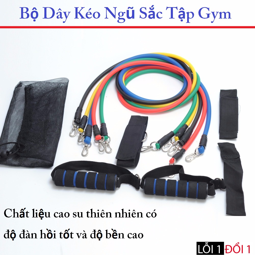 >> SO SÁNH GIÁ MÁY TẬP BỤNG Ở NHÀ | Shopee Lazada Sendo Tiki 12 Bộ 5 Dây Tập Thể Dục Ngũ Sắc - Chất Liệu Cao Su Bền Dai, Độ Đàn Hồi Cao, Dễ Tập Luyện - Dụng cụ tập cơ bụng tại nhà, Tập gym ở nhà.