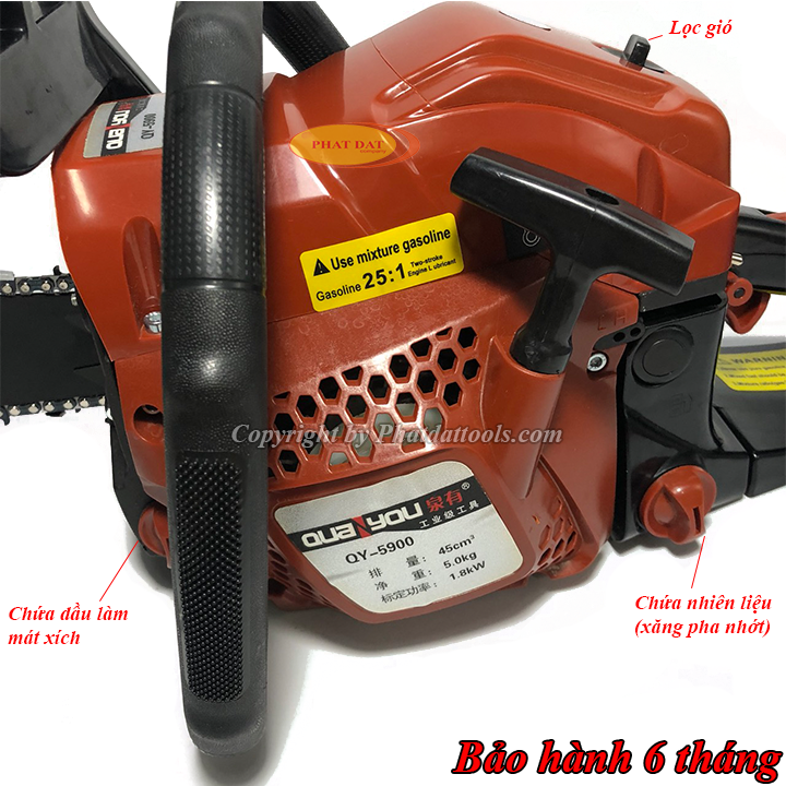 Máy Cưa Xích Chạy Xăng 2 Thì QUANYOU QY5900