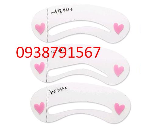 [HCM]KHUÔN VẼ LÔNG MÀY 3 KIỂU MINI KOREA