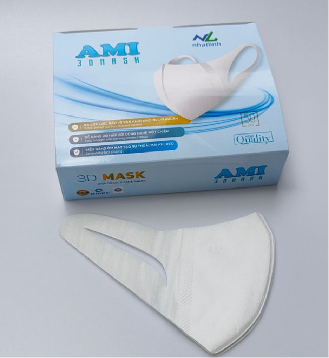 Khẩu trang 3D Mask công nghệ Nhật hộp 50chiếc