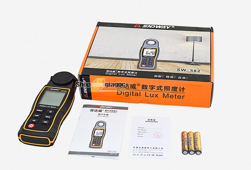 MÁY ĐO CƯỜNG ĐỘ ÁNH SÁNG SNDWAY SW582