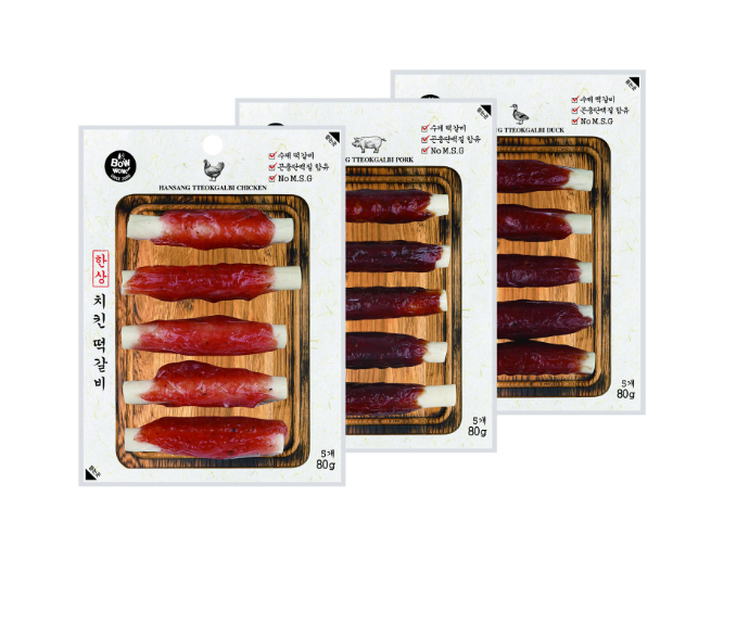 Thit cuộn thanh sữa Bowwow cho chó 80g