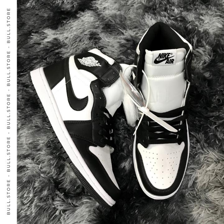 [ Jordan Panda ] Giày sneaker Jordan Panda cổ cao đen trắng - Full Box Bill