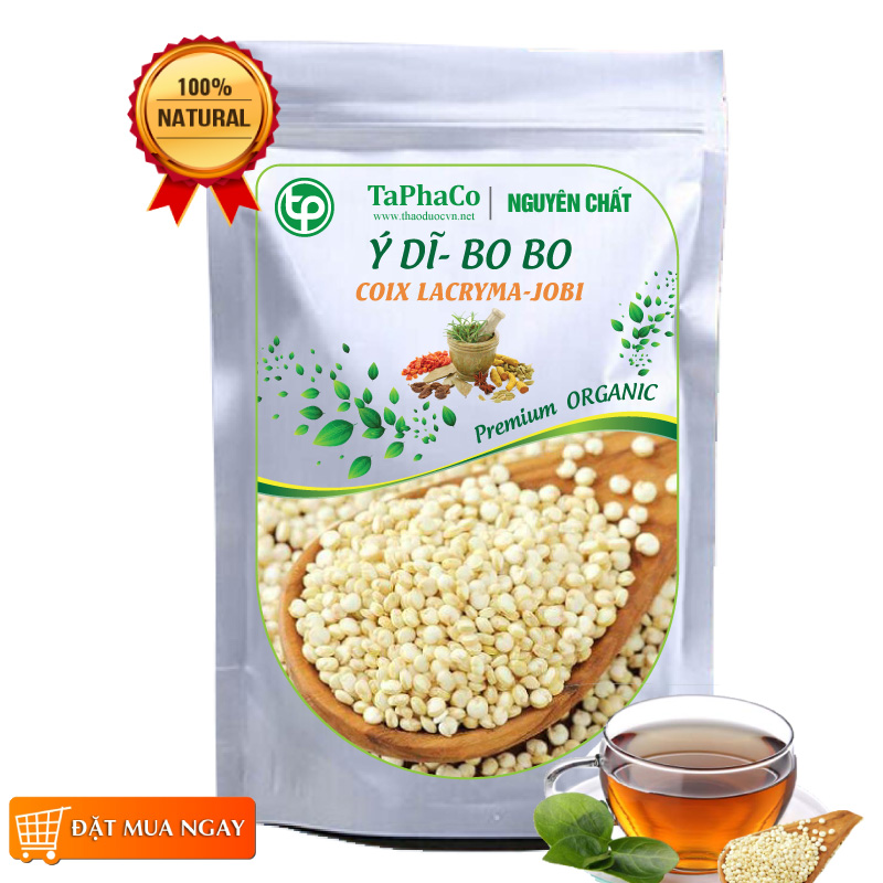Hạt ý dĩ sấy khô 100g Hạt bo bo khô - tấn phát