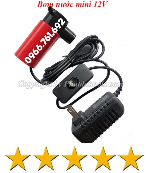 Bơm nước 12V mini bơm nước cắt rãnh tường
