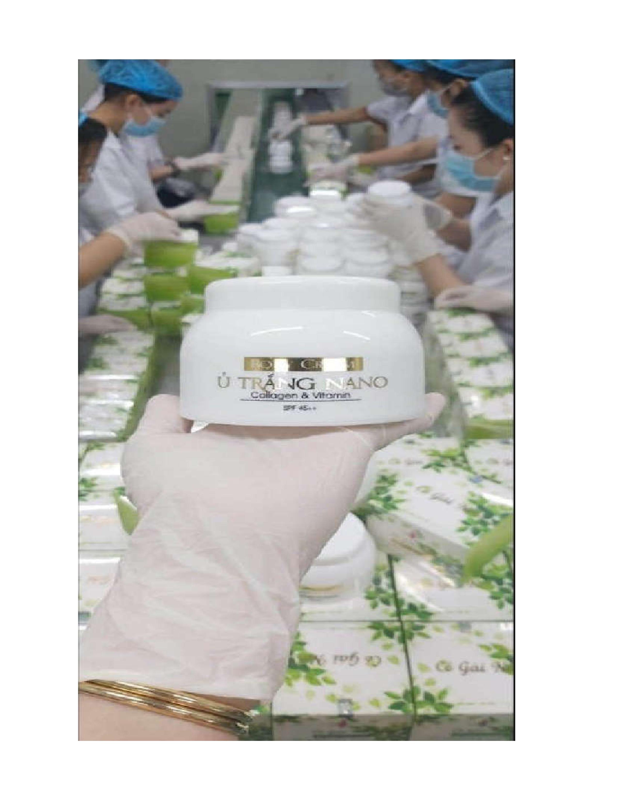 Body cream Ủ trắng Nano