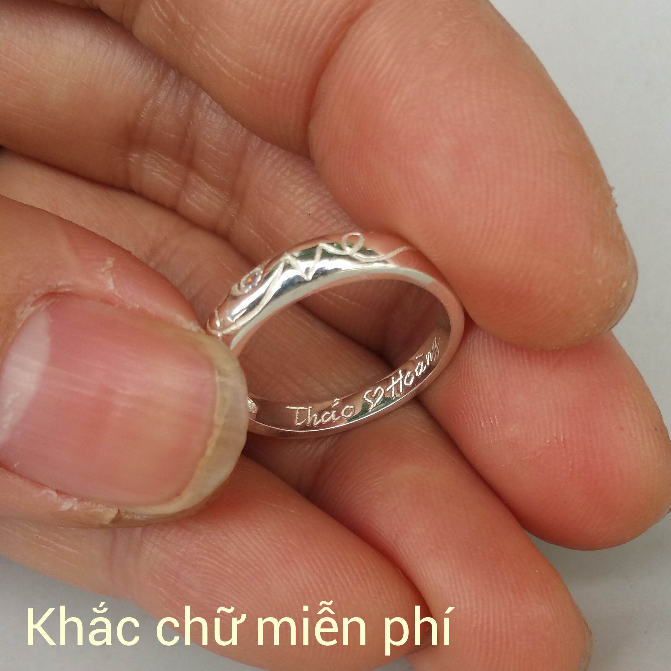 Nhẫn Nam Bạc 925 Cao Cấp Bạc Hiểu Minh NA348