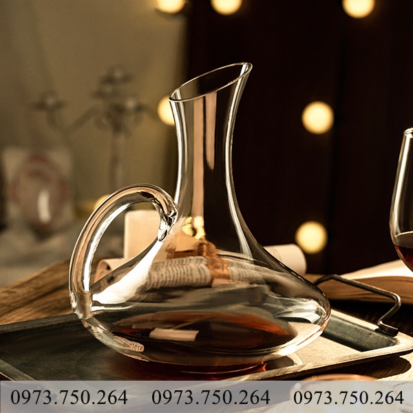 Bình thở rượu vang có quai 1600ml