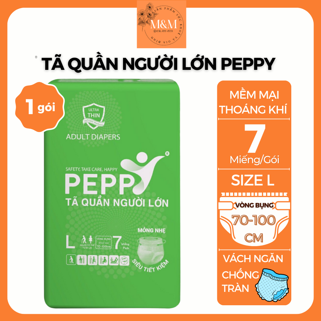 Tã quần người lớn Kerry Peppy size M/L