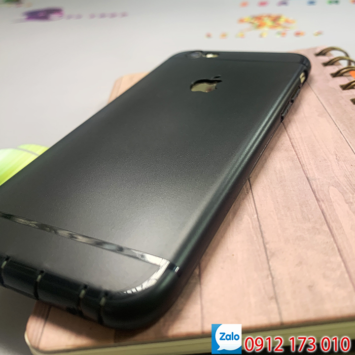 Ốp lưng Iphone 6 Plus / 6S Plus nhựa dẻo màu đen - Case iP6P