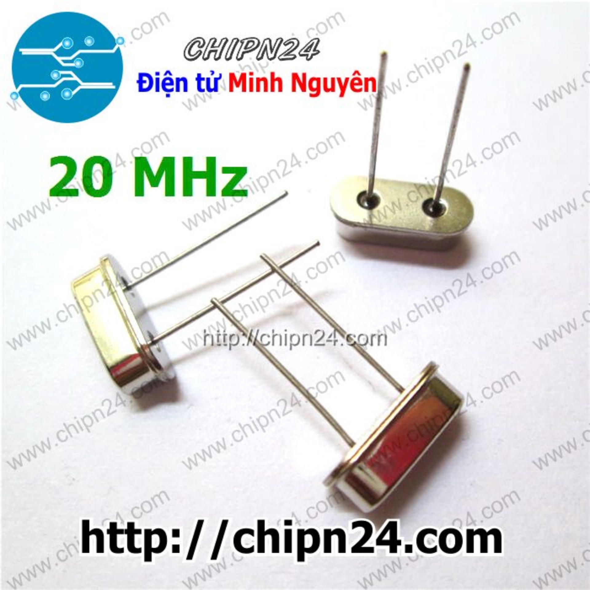 [3 con] (KG2) Thạch anh 20M 49S DIP (20MHz)