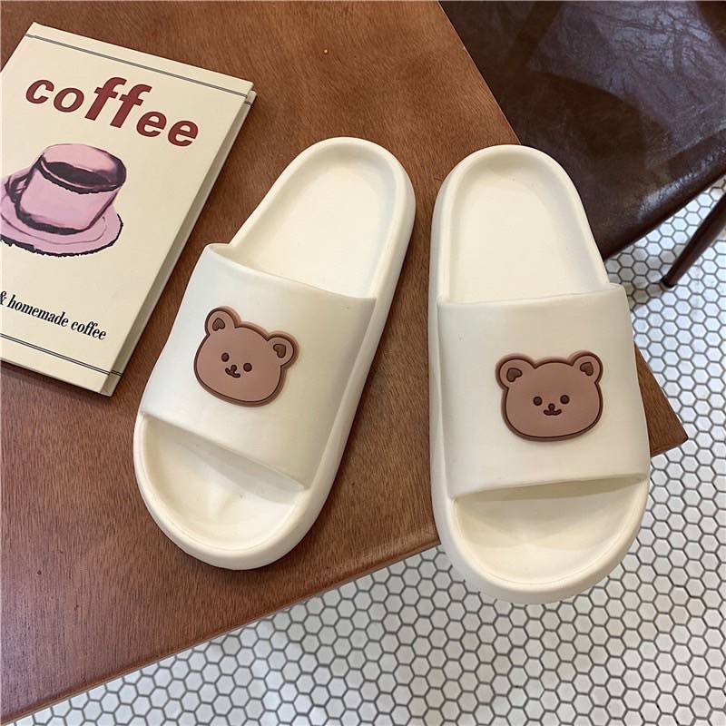 Dép đế bánh mì hình gấu sieu cute