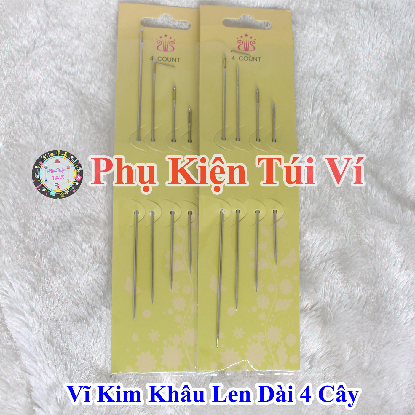 Vĩ kim khâu len dài 4 cây
