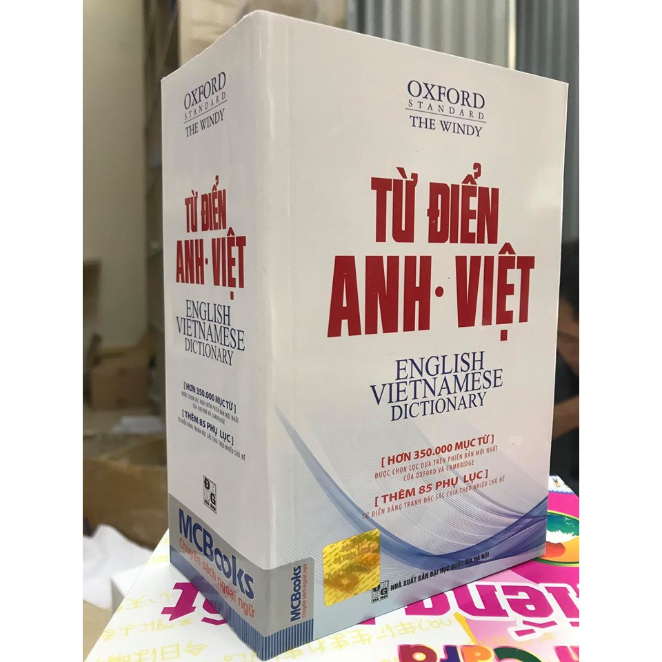 Sách - Từ Điển Oxford Anh - Việt (Hơn 350.000 Từ) (Bìa Mềm Màu Trắng)
